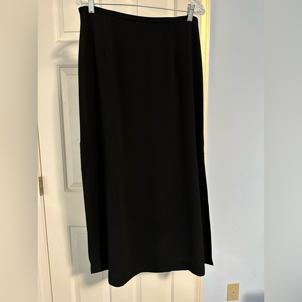 Women’s ankle length black skirt